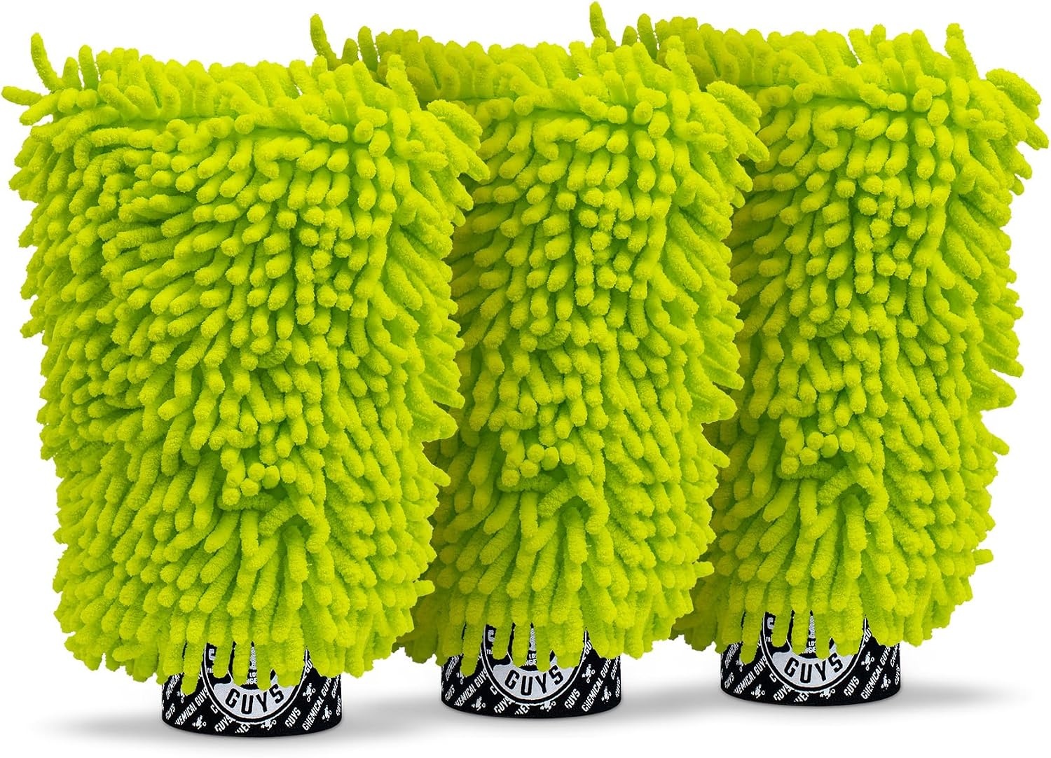 image:imageChemical Guys Chenille Microfiber Wash Mitt for Cars ScratchFree 2 PackGreen