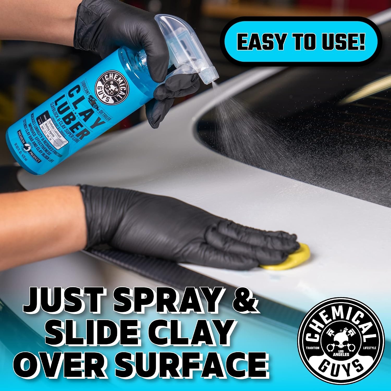 image:imageChemical Guys Heavy Duty Clay Bar amp Luber Kit Paint Prep 2Piece SetLight Duty Clay Bar Kit