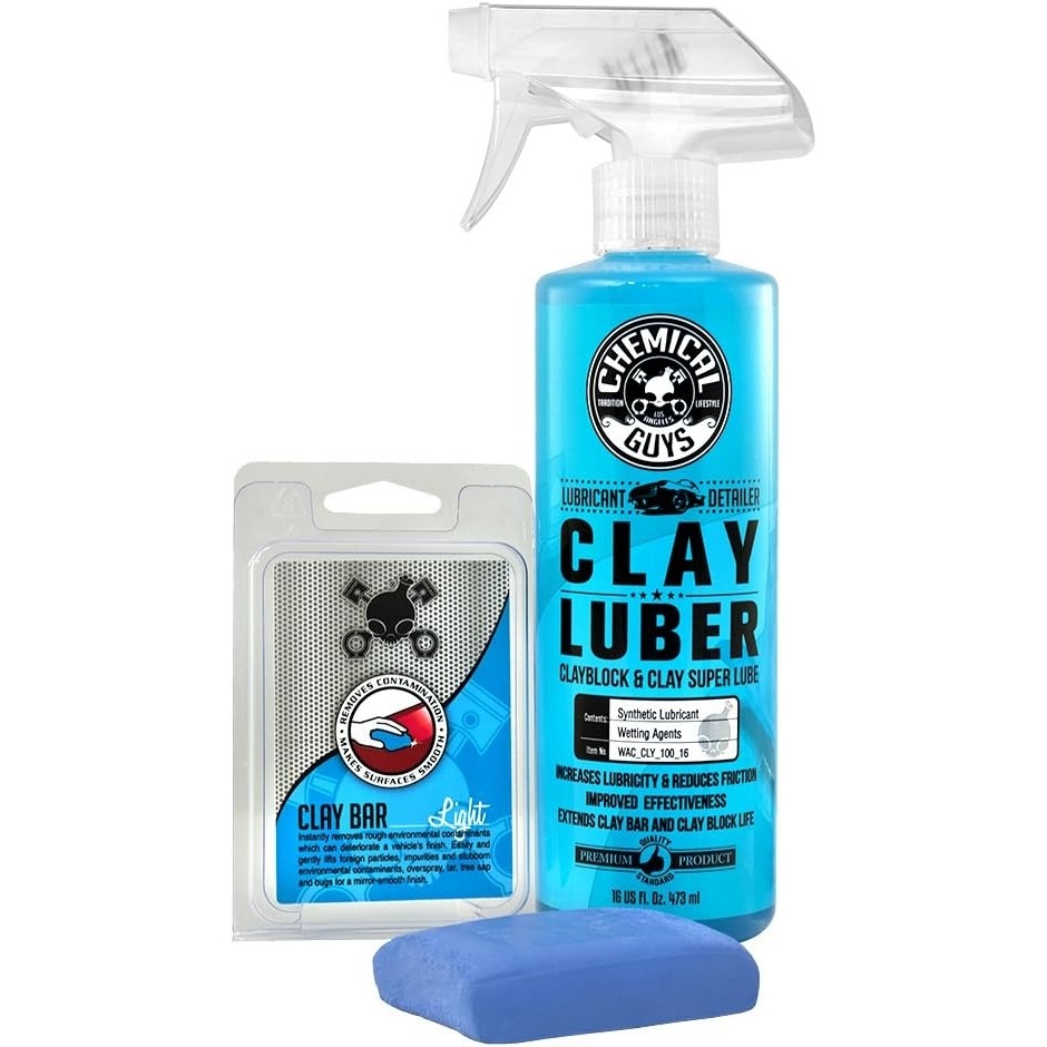 image:imageChemical Guys Heavy Duty Clay Bar amp Luber Kit Paint Prep 2Piece SetLight Duty Clay Bar Kit