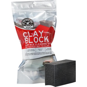 Chemical Guys, Clay Block V2 & Clay Super Lube Kit for Paint Prep, 16 oz(Clay Block Only)