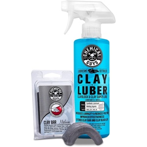 Chemical Guys, Heavy Duty Clay Bar & Luber Kit, Paint Prep, 2-Piece Set(Medium Clay Bar Kit)